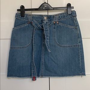Vintage Levi’s Denim High Waist Short Skirt